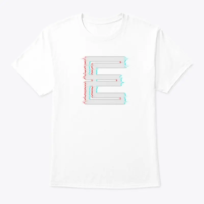 GLITCH TEE WHITE